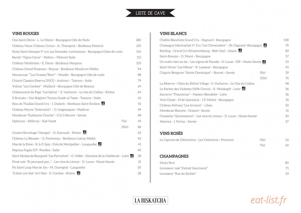 La Biskatcha — carte page 5