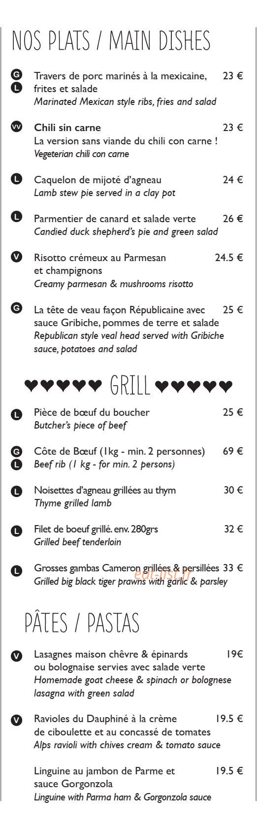 La Païka — carte page 2