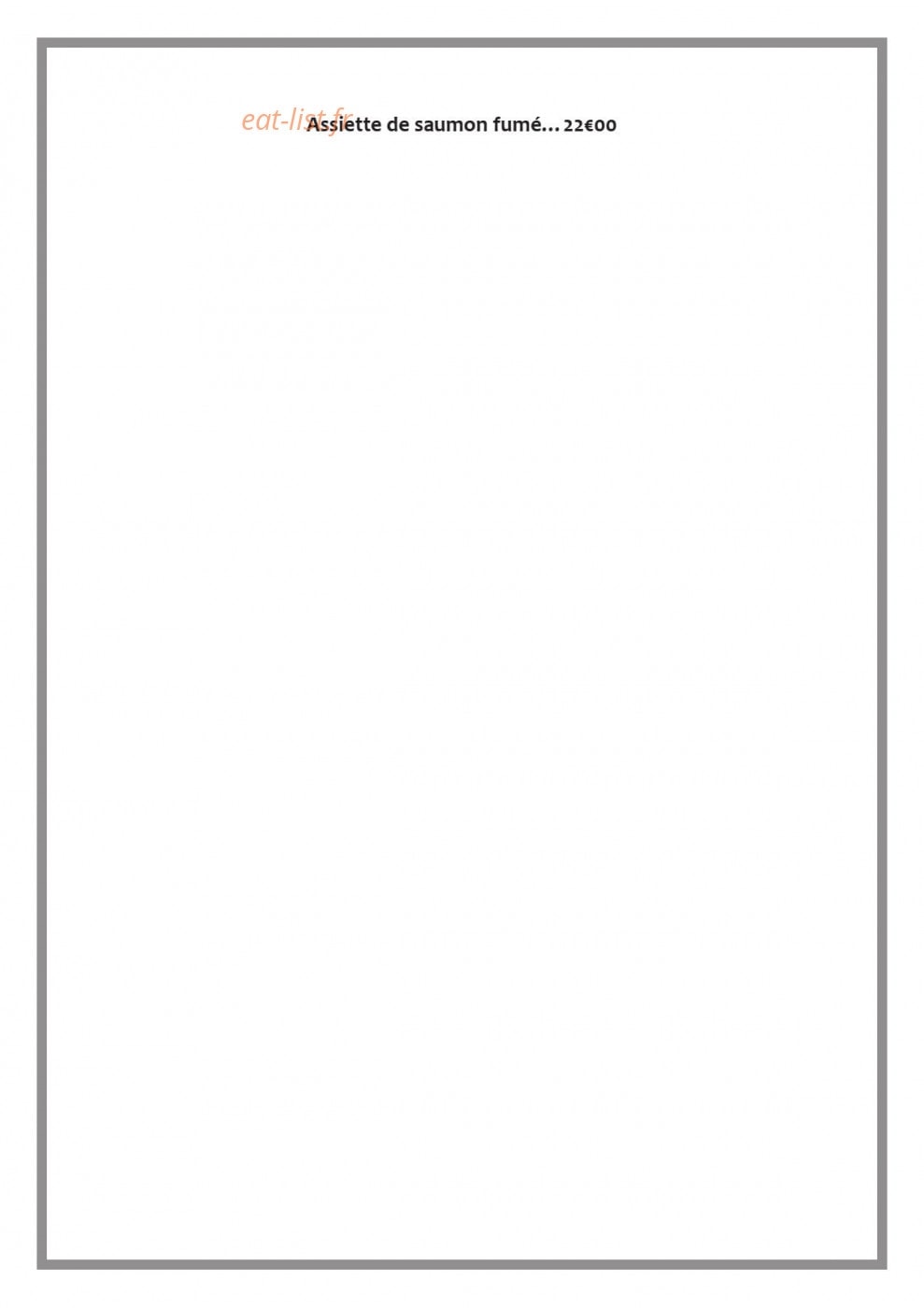 La Taniere — carte page 3
