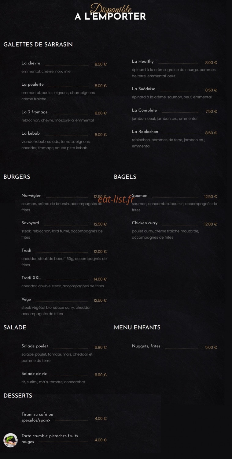 Flavoria — carte page 1