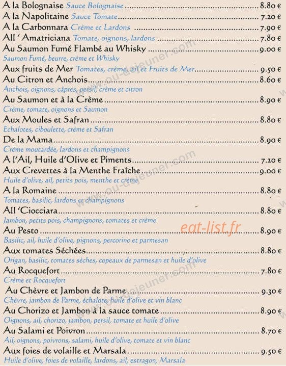 Le fournil — carte page 6