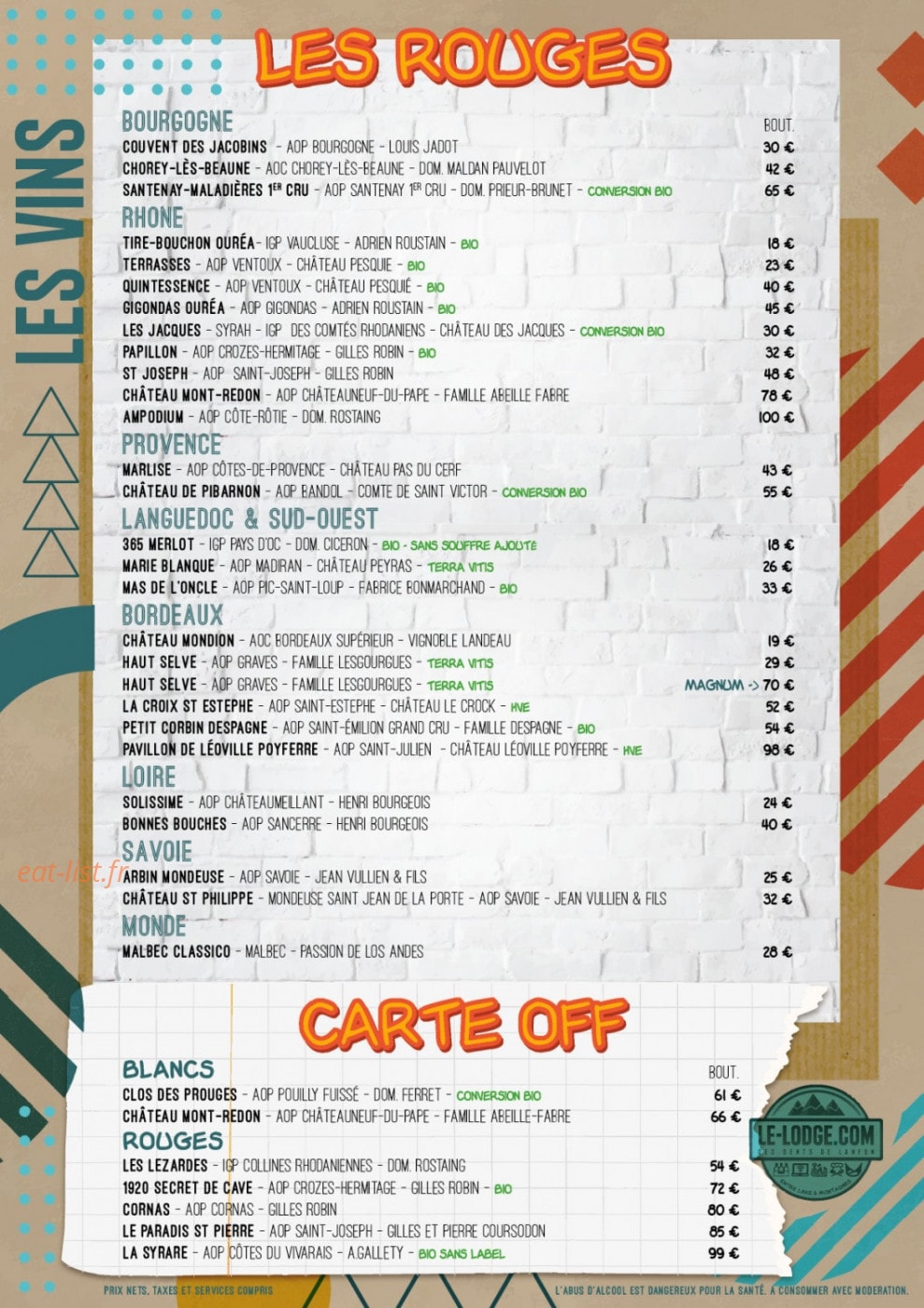 Le Lodge des Dents de Lanfon — carte page 5