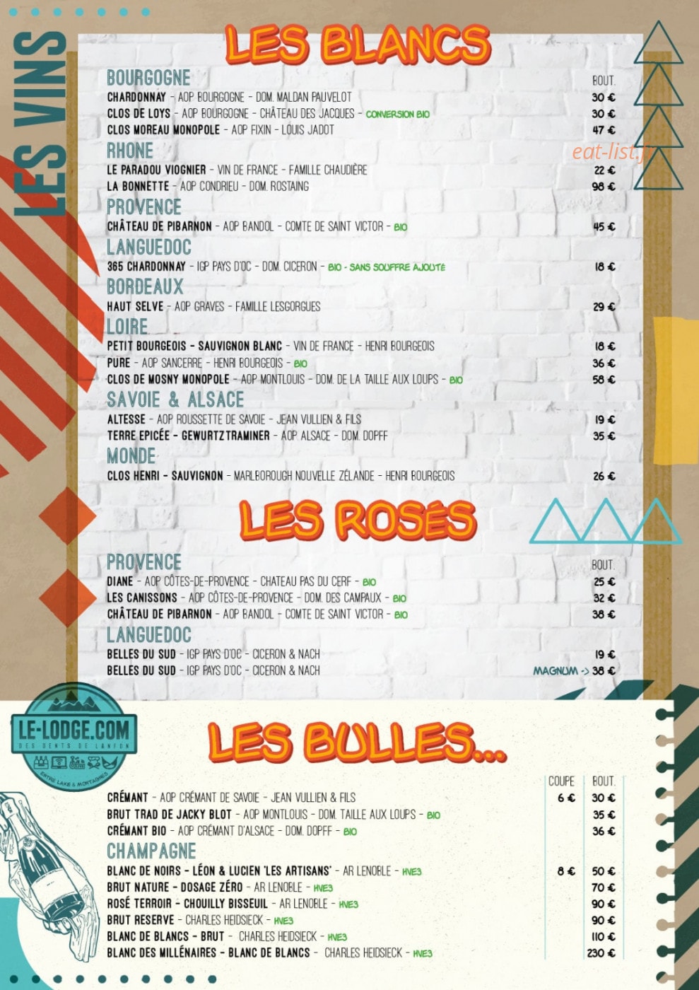 Le Lodge des Dents de Lanfon — carte page 6