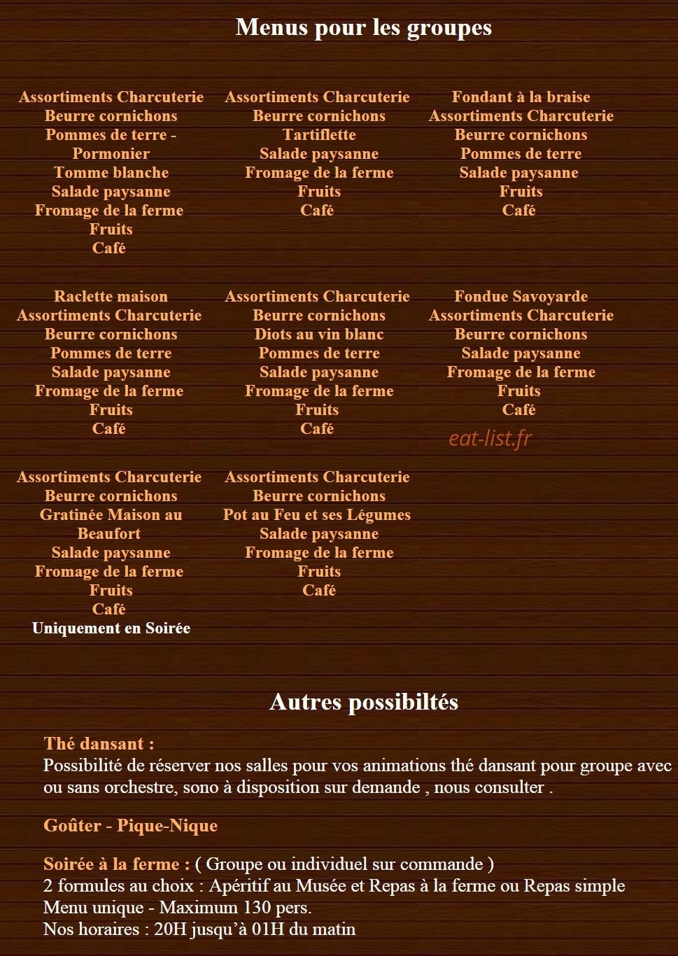 Ferme de la Charbonnière — carte page 2