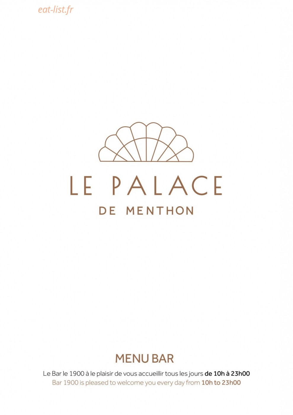 Le Palace de Menthon — carte page 1