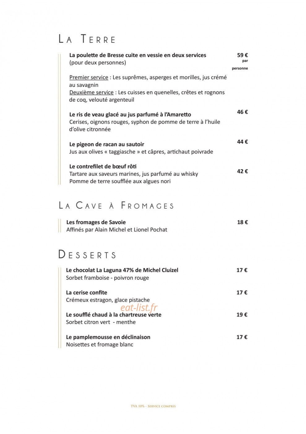 Abbaye de Talloires — carte page 5