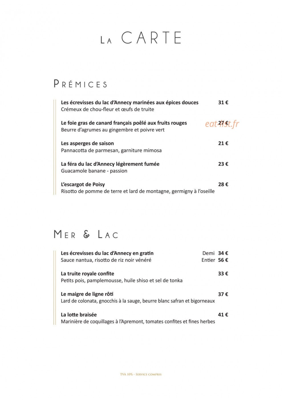 Abbaye de Talloires — carte page 4