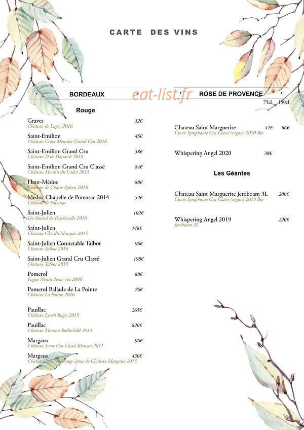 Flora — carte page 6