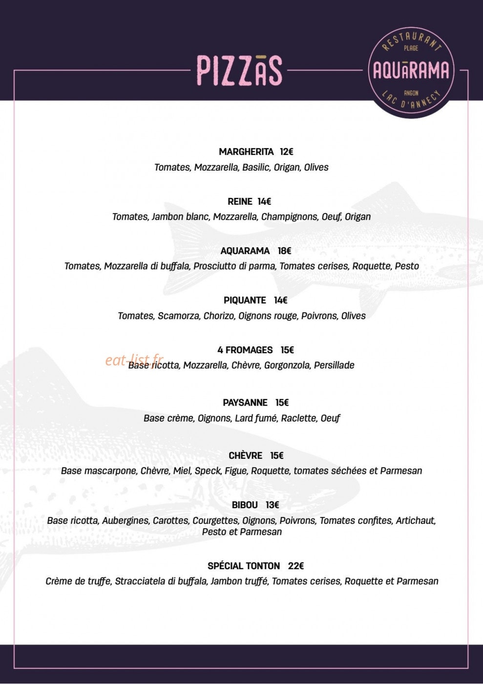 L'Aquarama — carte page 3