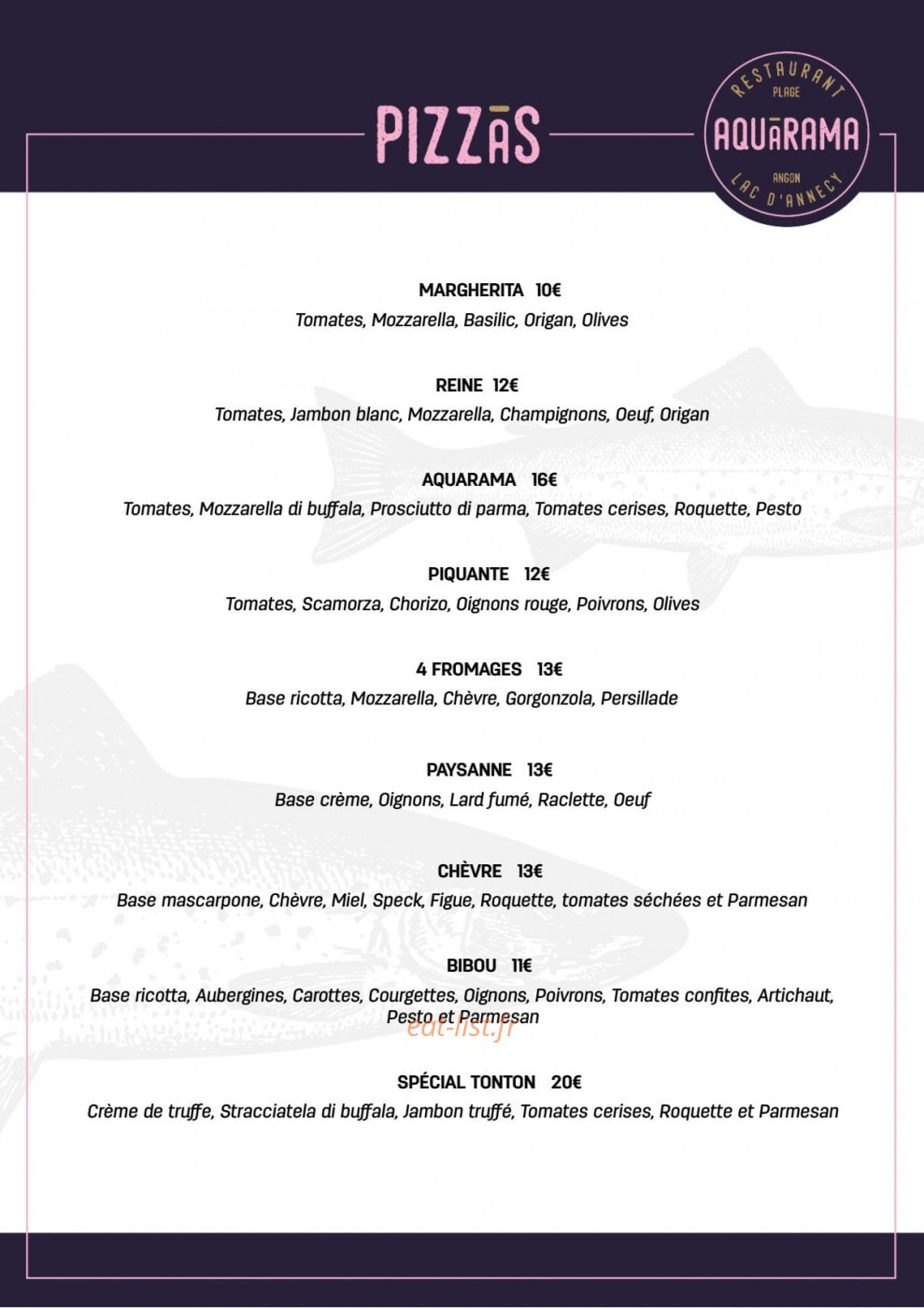 L'Aquarama — carte page 4