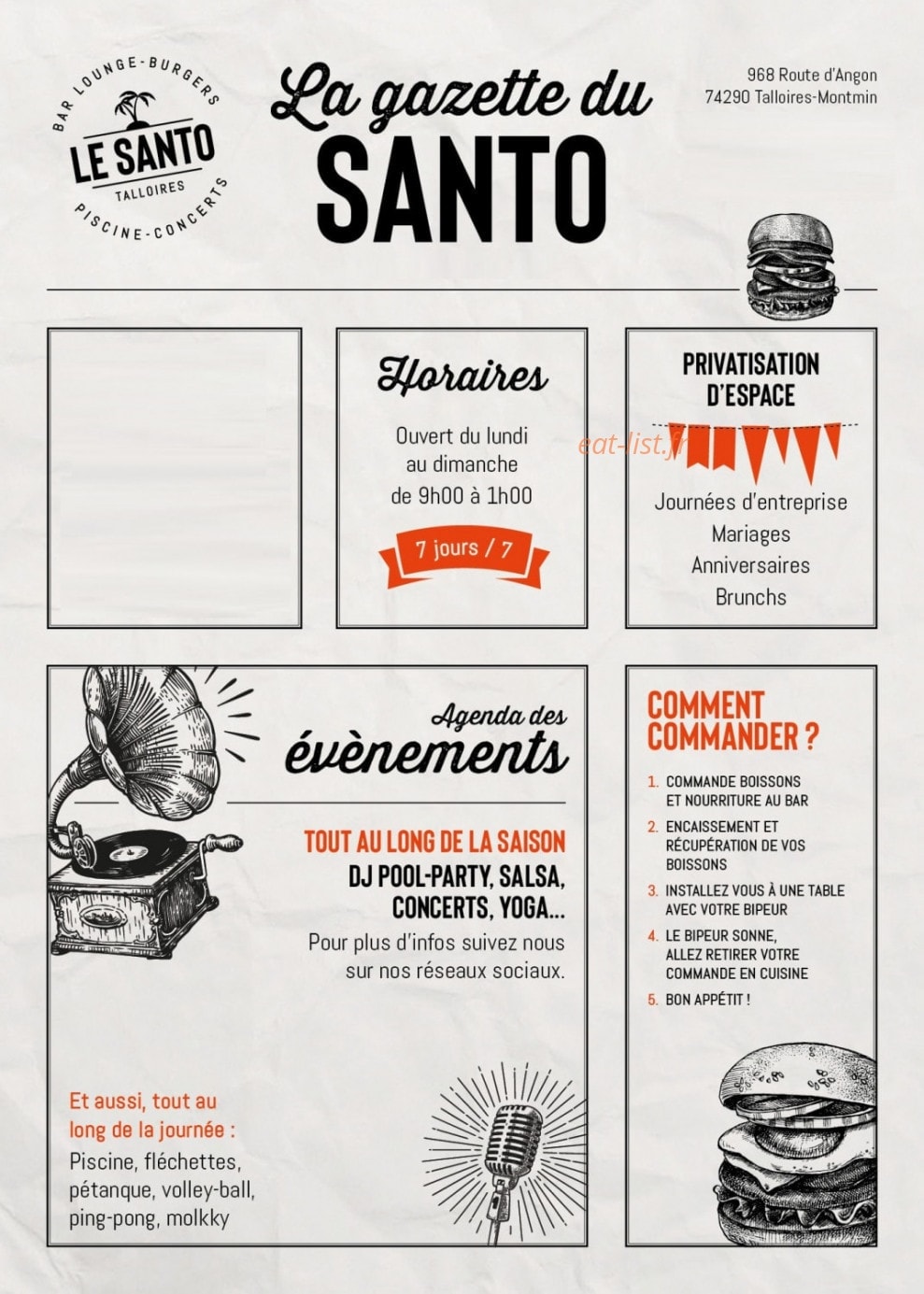Le Santo — carte page 4