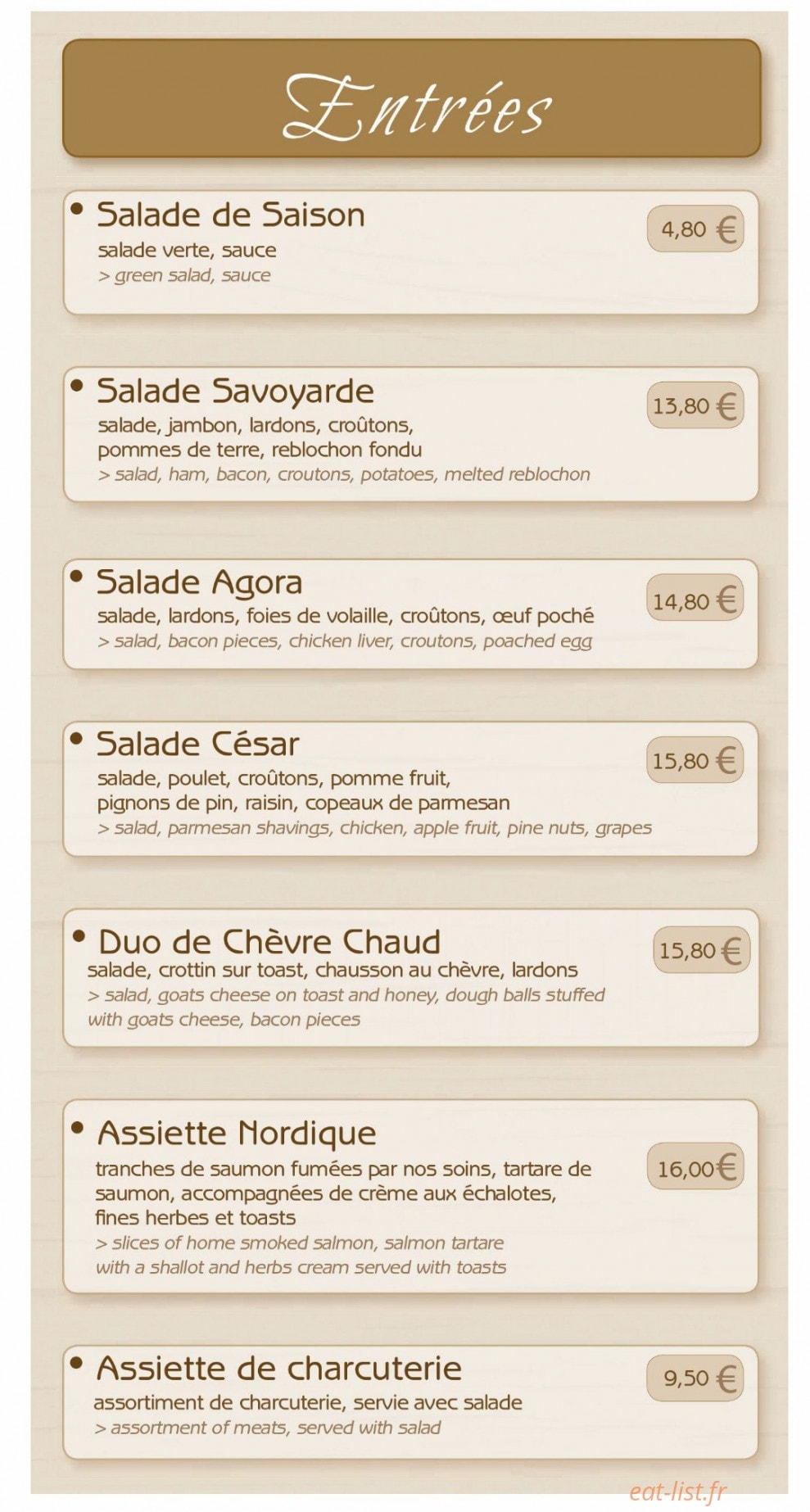 L'Agora — carte page 1