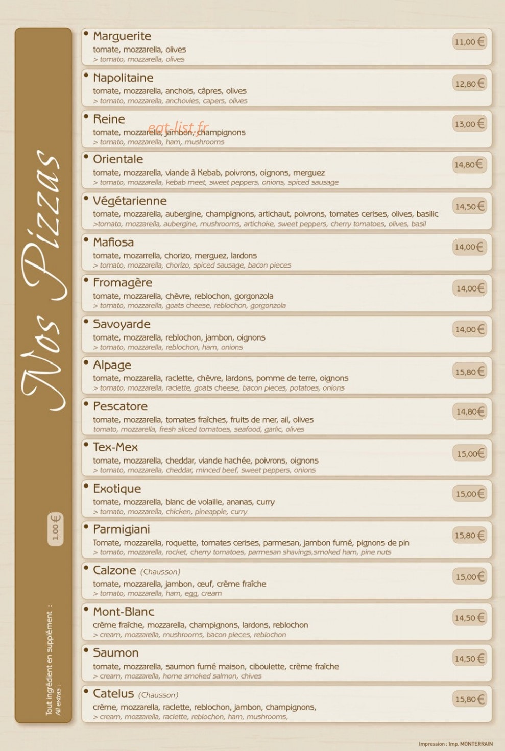 L'Agora — carte page 2