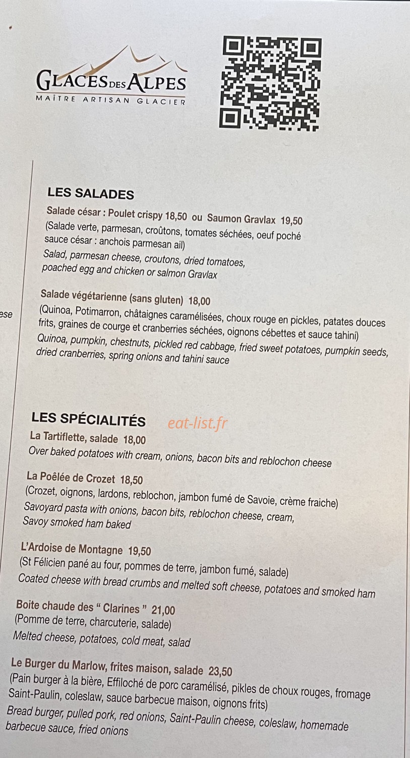Le Marlow — carte page 2