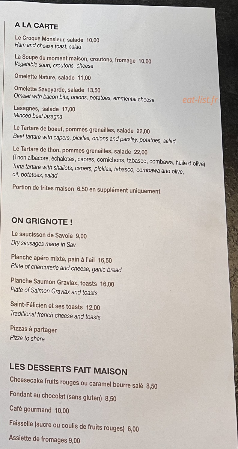 Le Marlow — carte page 3