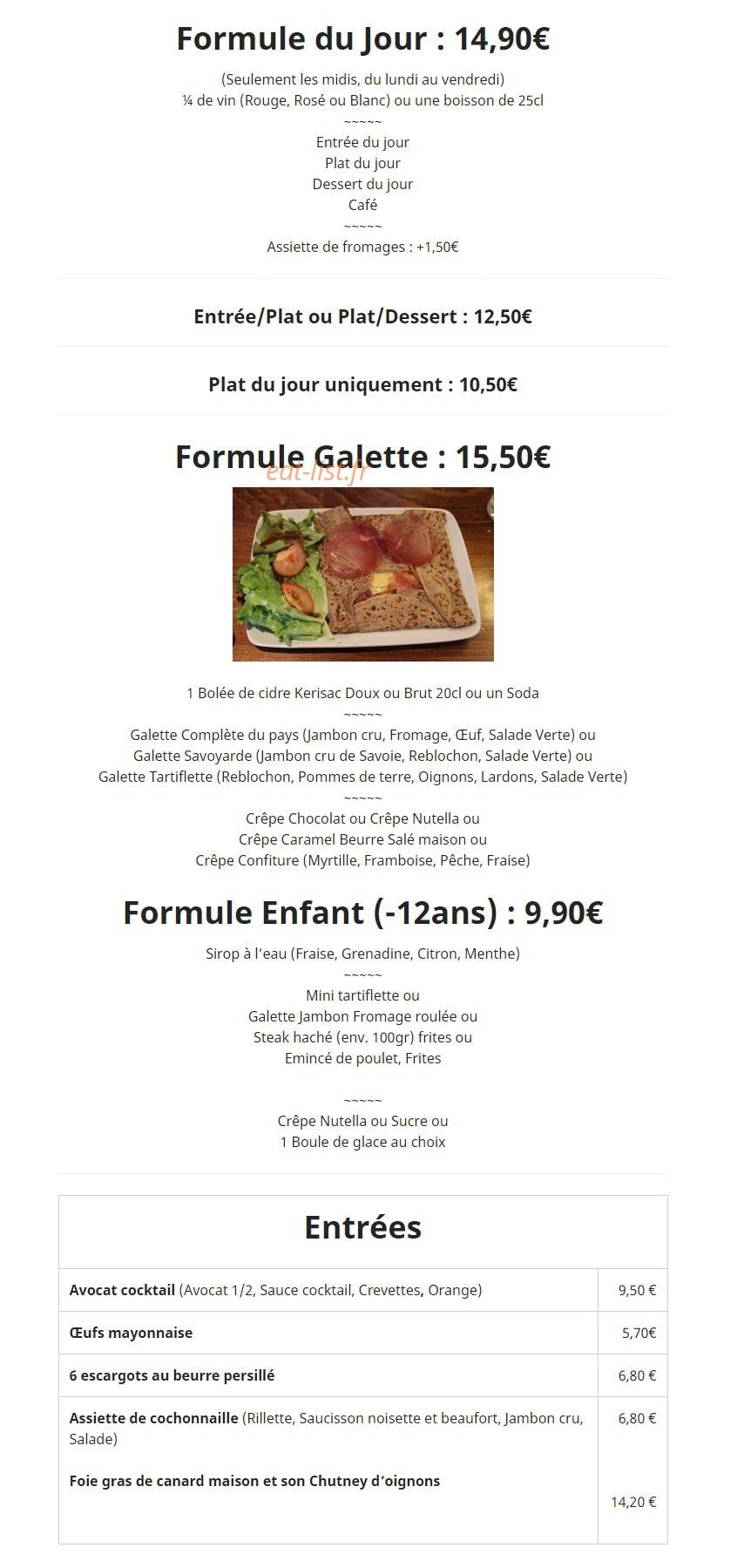 Le Névé — carte page 1