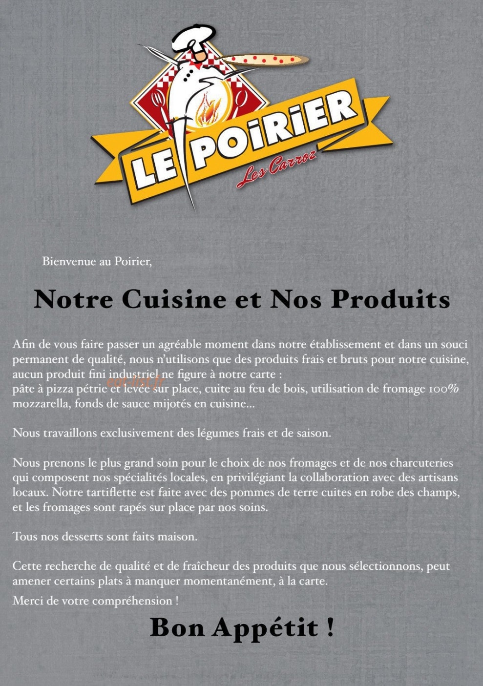 Le Poirier — carte page 1
