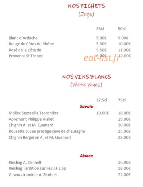 Le Refuge du Skieur — carte page 18