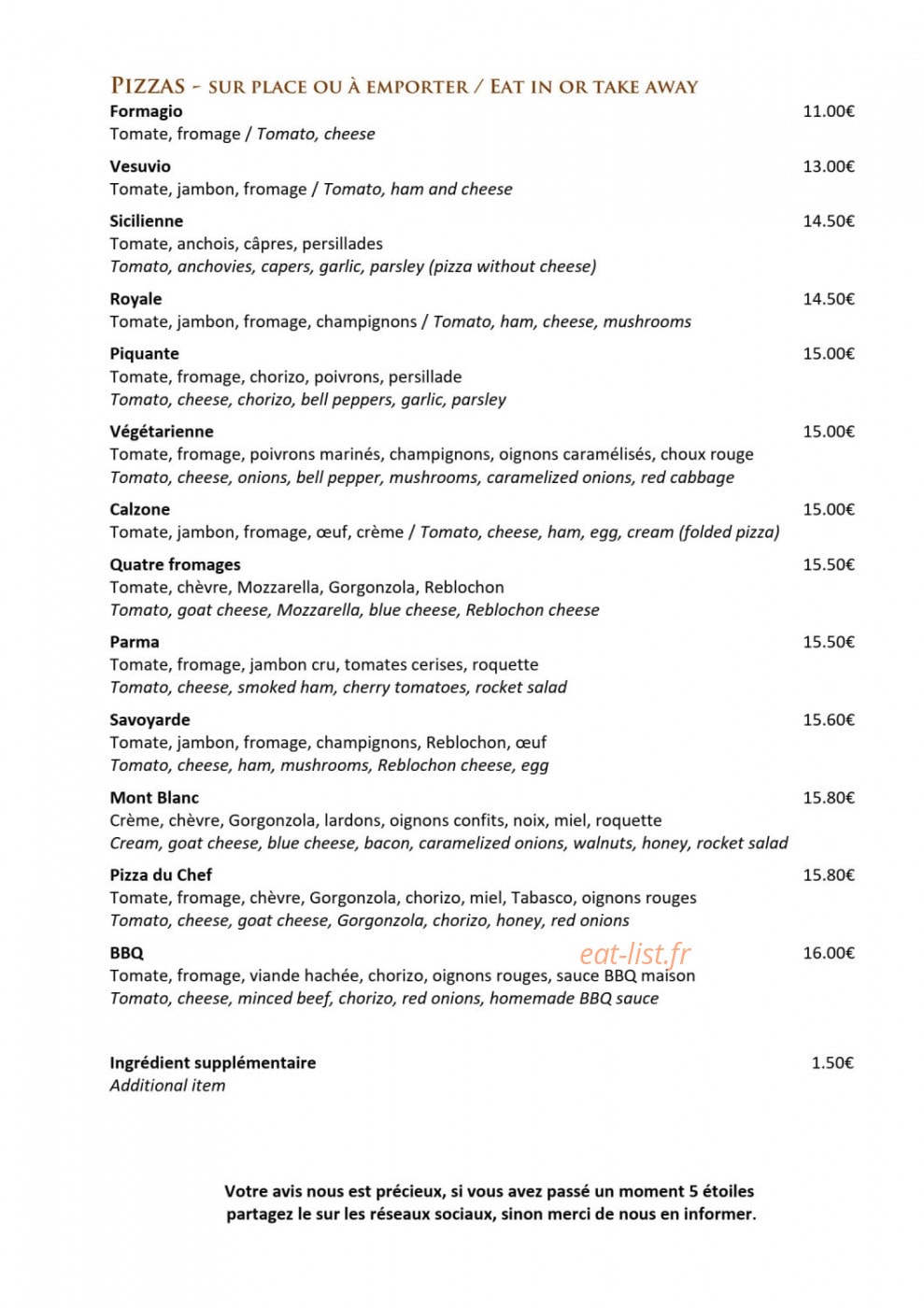 Les Cimes Flaine — carte page 3