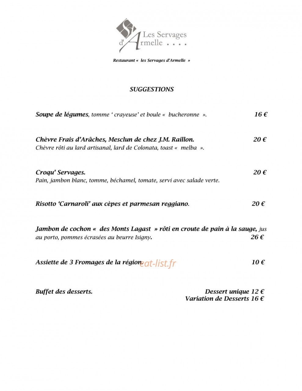 Les Servages d'Armelle — carte page 7