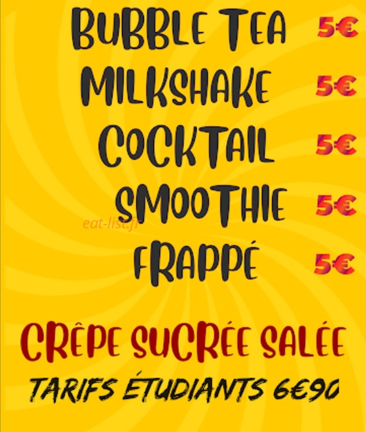 Bubble food — carte page 3
