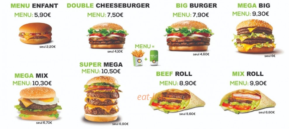 Chicken's — carte page 4