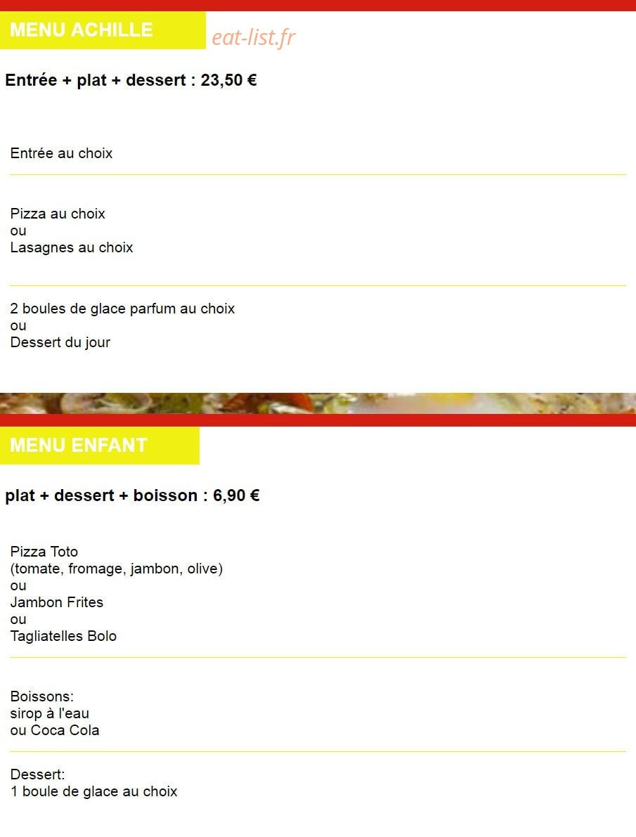 L'achille — carte page 2