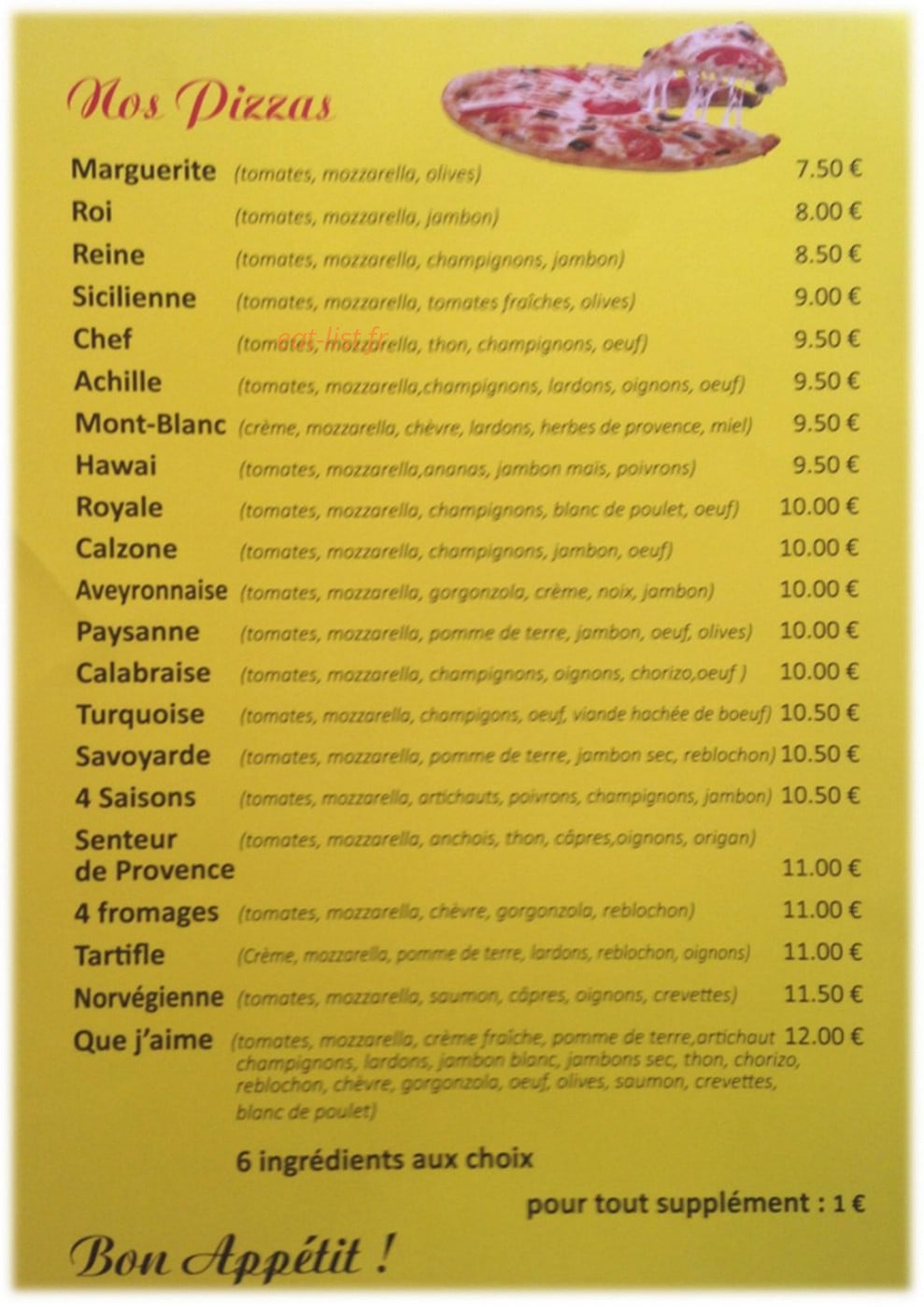 L'achille — carte page 1