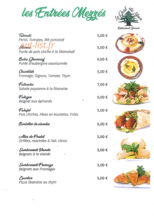 Le goût du Liban — carte page 2