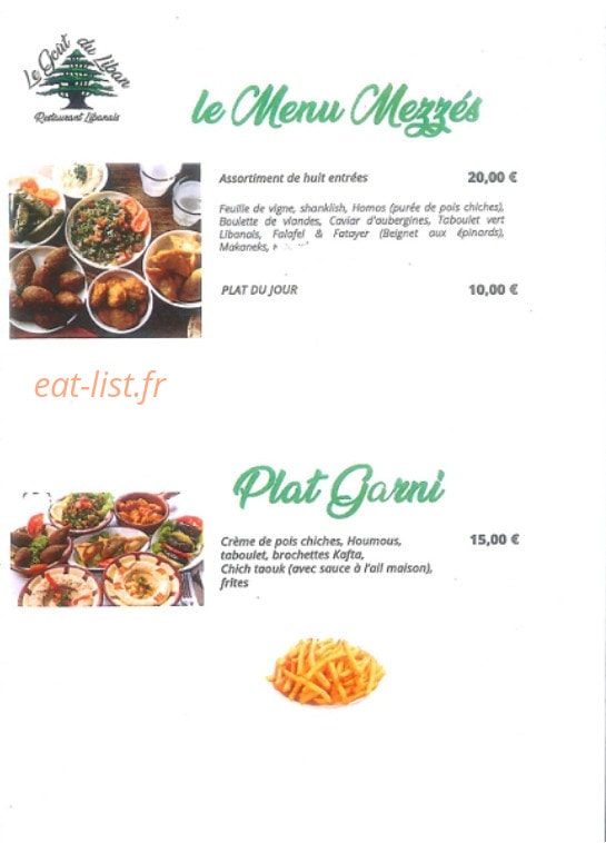 Le goût du Liban — carte page 3