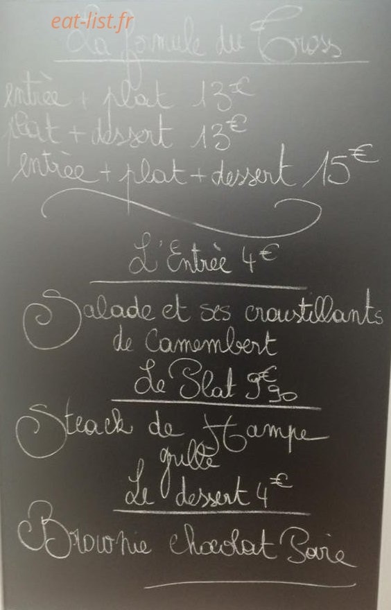 Le trossingen café — carte page 2