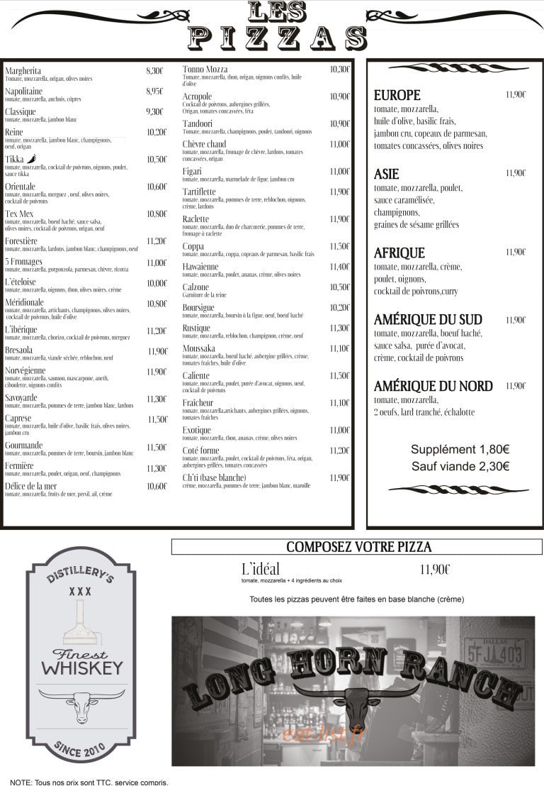 Long Horn Ranch — carte page 2
