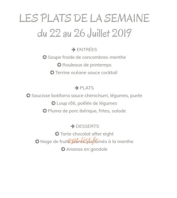 Le Relais du Mont Blanc — carte page 4