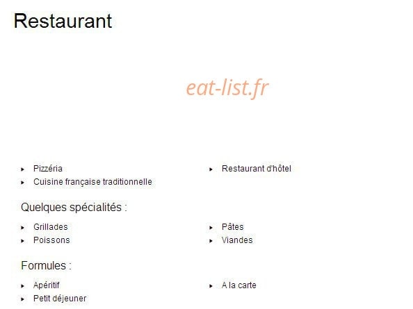 Hôtel Saint Antoine — carte page 1