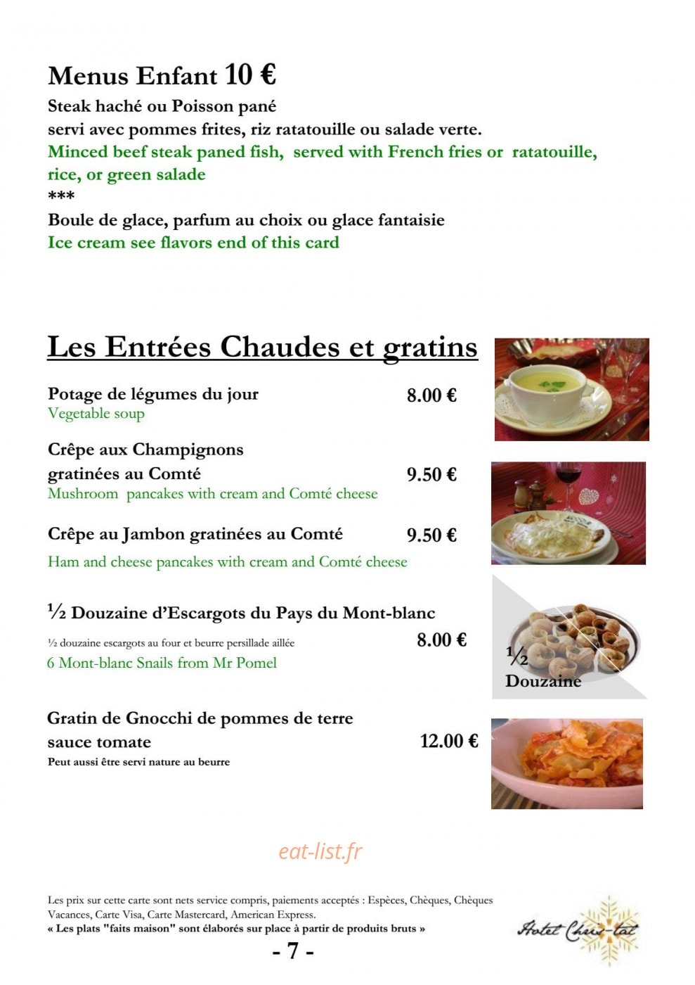 La Dent du Géant — carte page 7