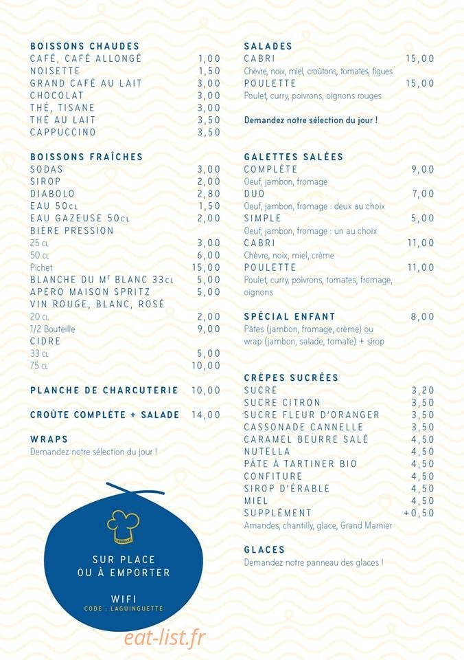 La Guinguette des Chavants — carte page 3