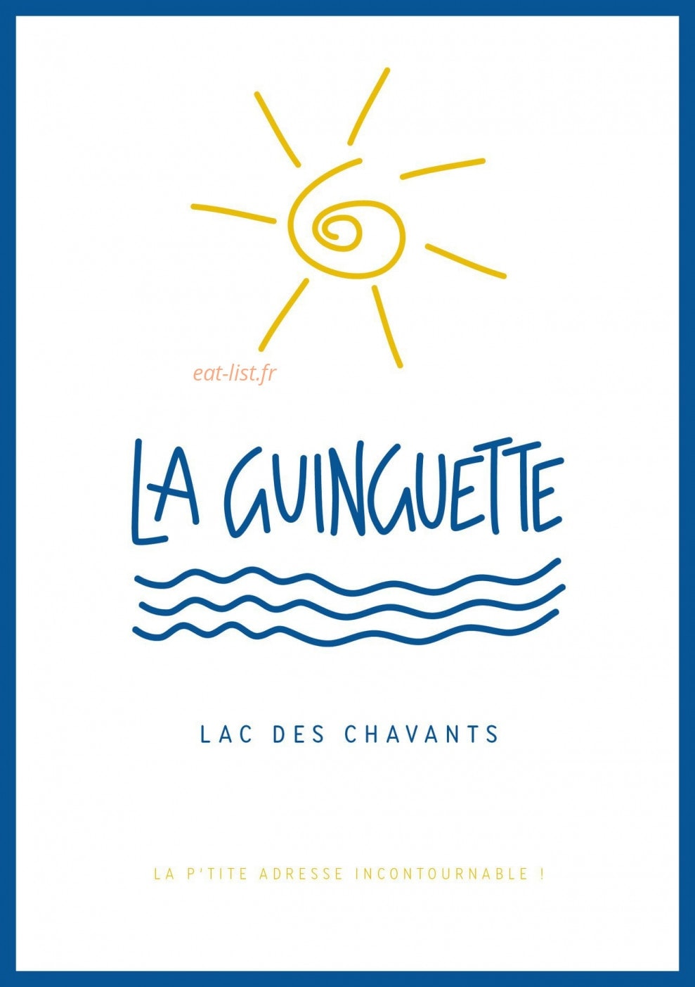 La Guinguette des Chavants — carte page 1