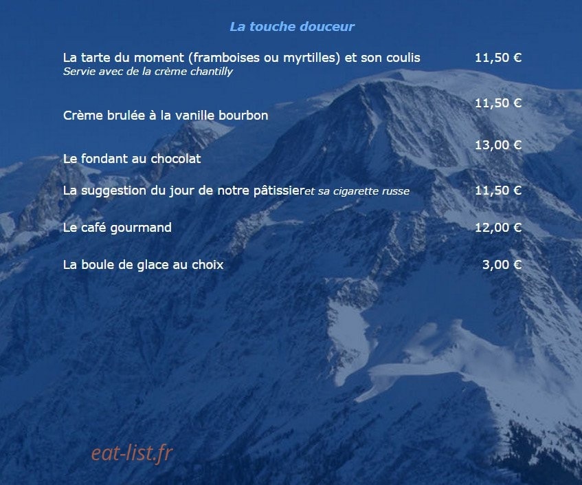 Le Hors Pistes — carte page 4