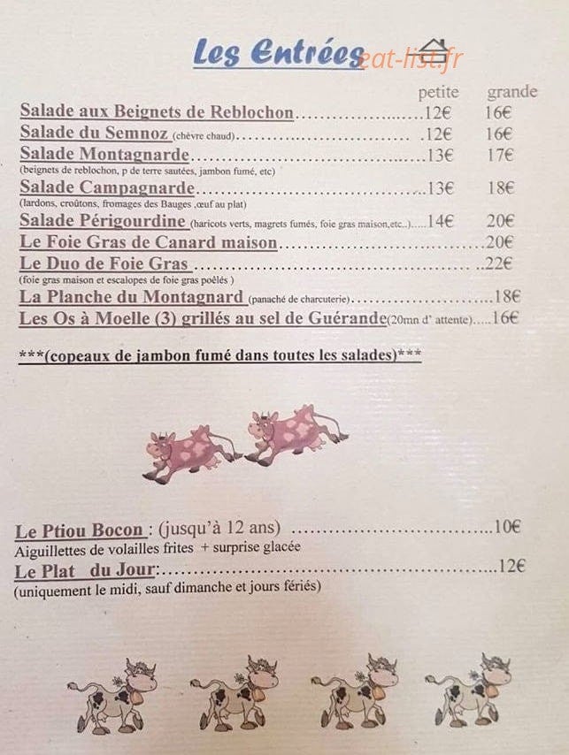 La baratte — carte page 1