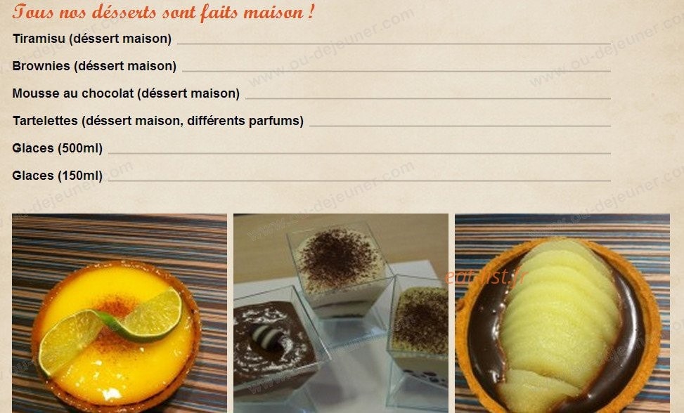 Lîl'o pizza — carte page 9