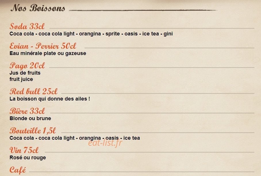 Lîl'o pizza — carte page 10