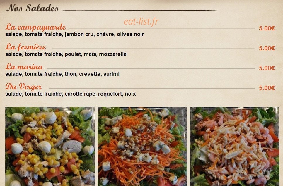 Lîl'o pizza — carte page 8