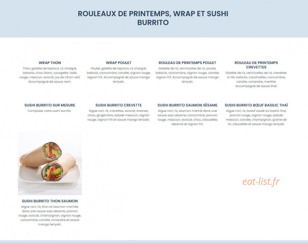 Taobento — carte page 6