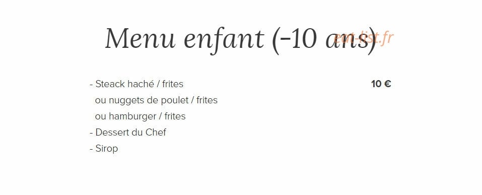 La Passion Des Saveurs — carte page 3