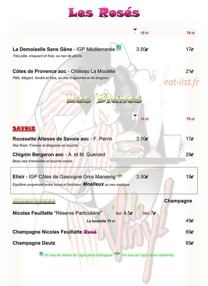 Le Vinyl — carte page 10