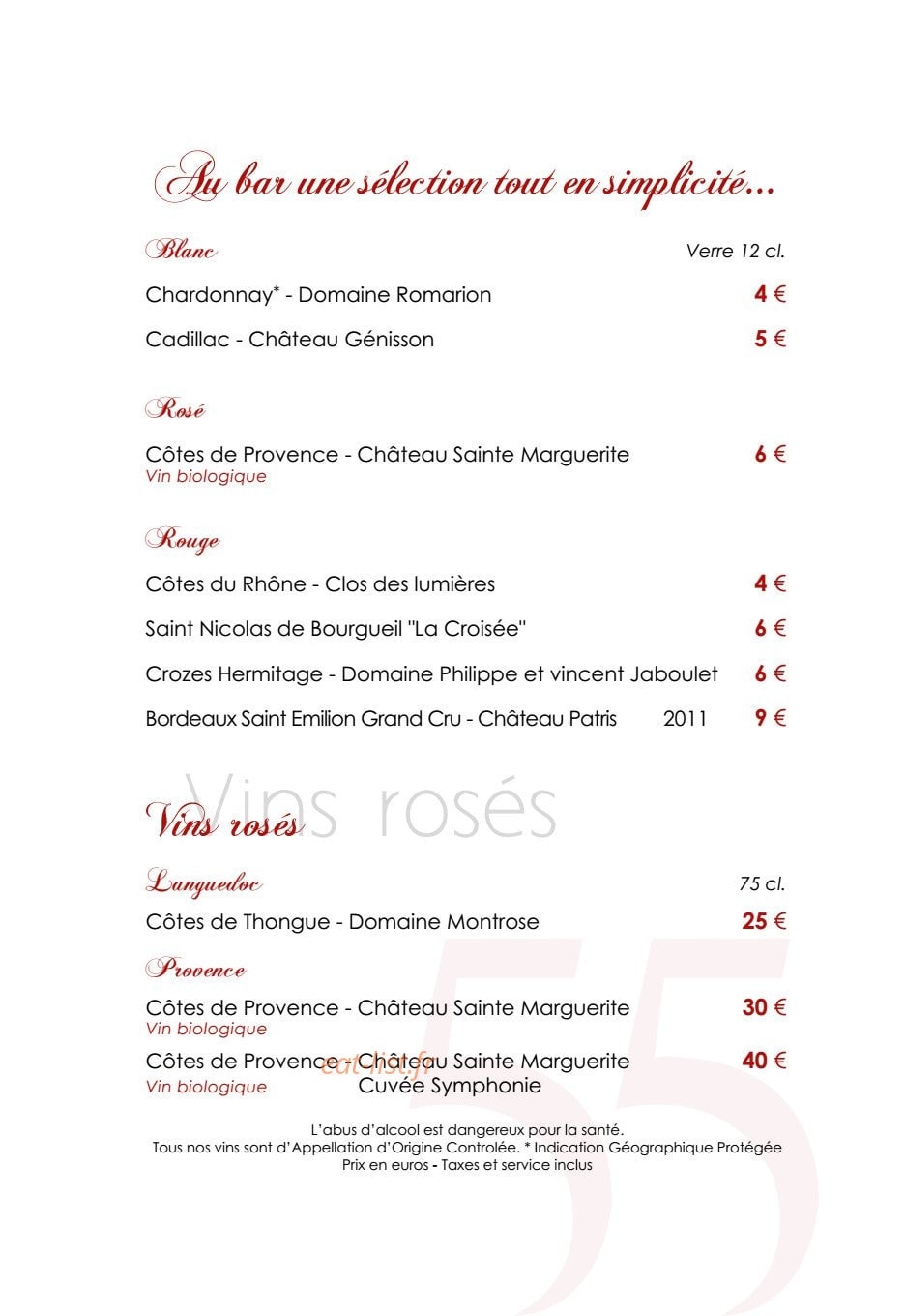 Espace 55 — carte page 6