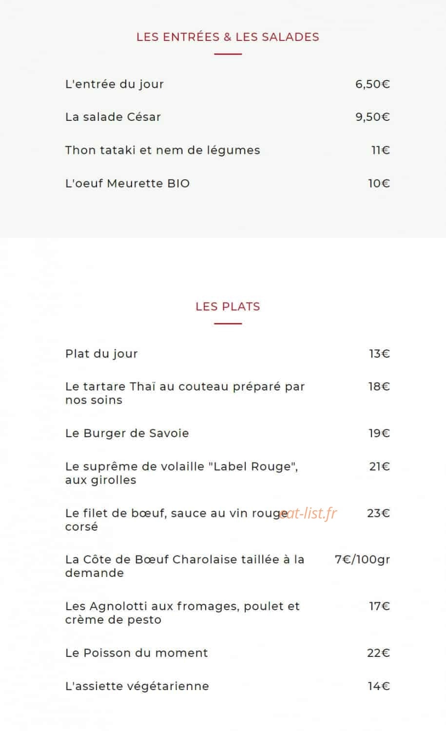 Le Cinquante-Cinq — carte page 1