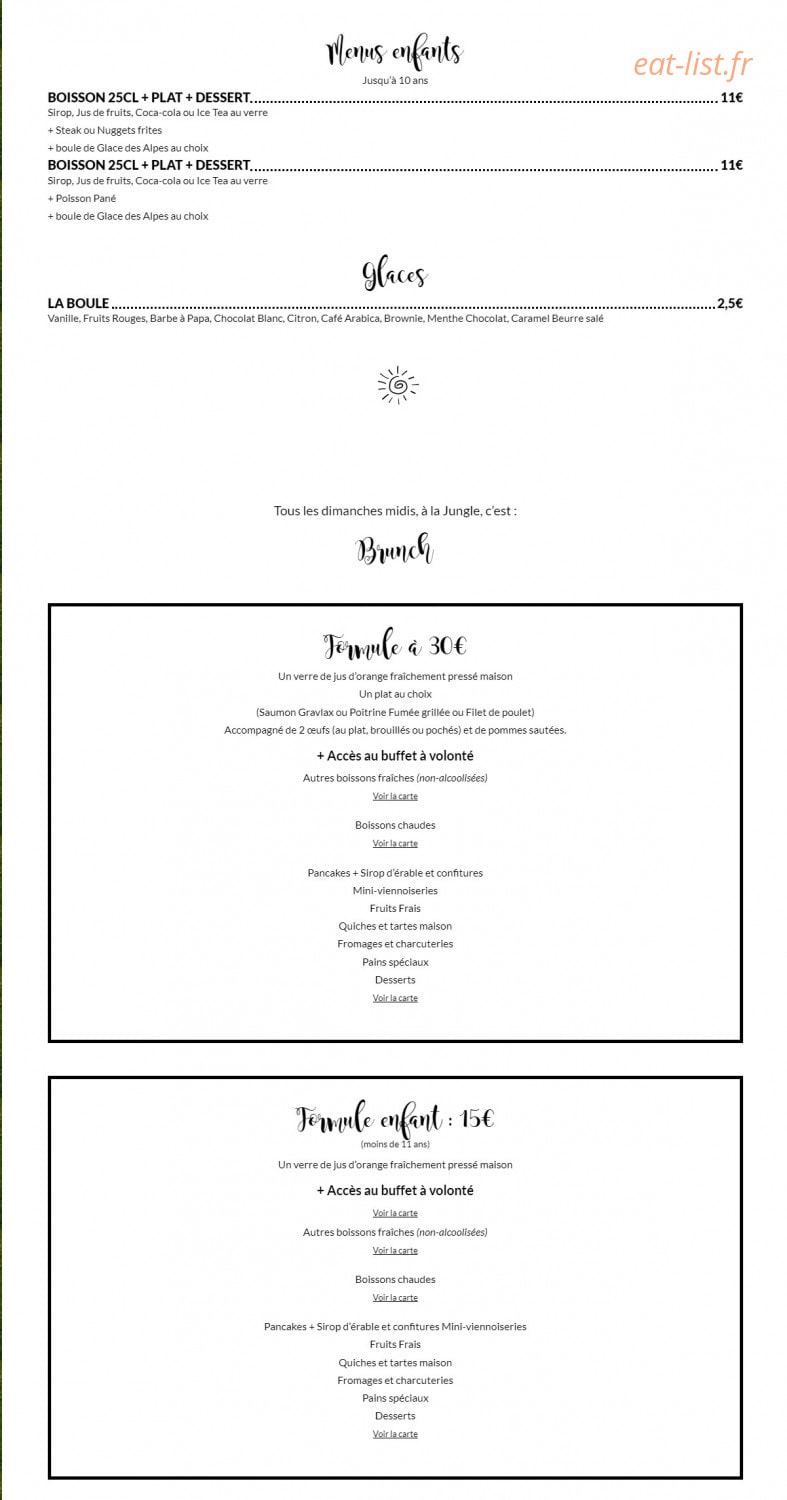 La Jungle — carte page 3