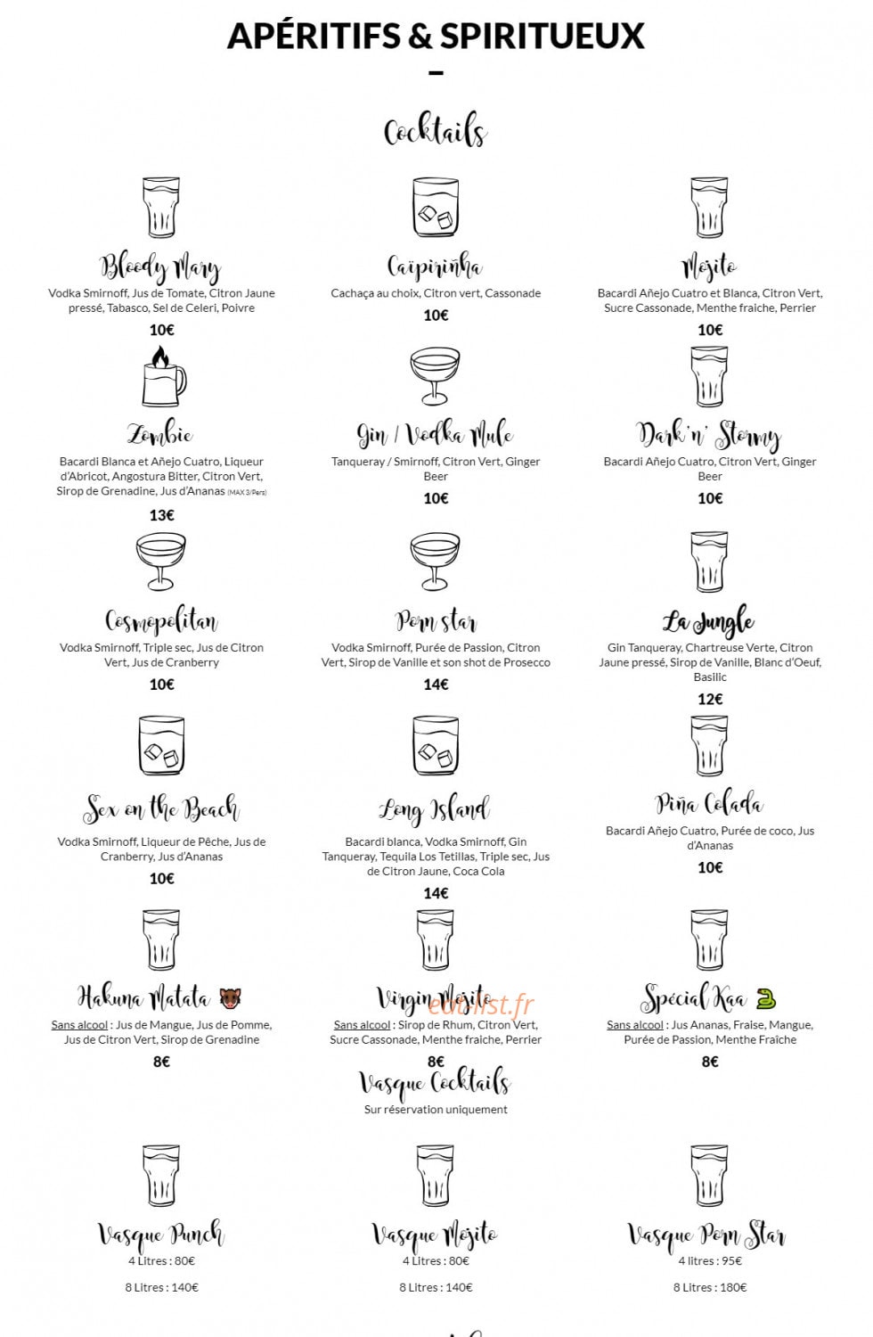 La Jungle — carte page 4