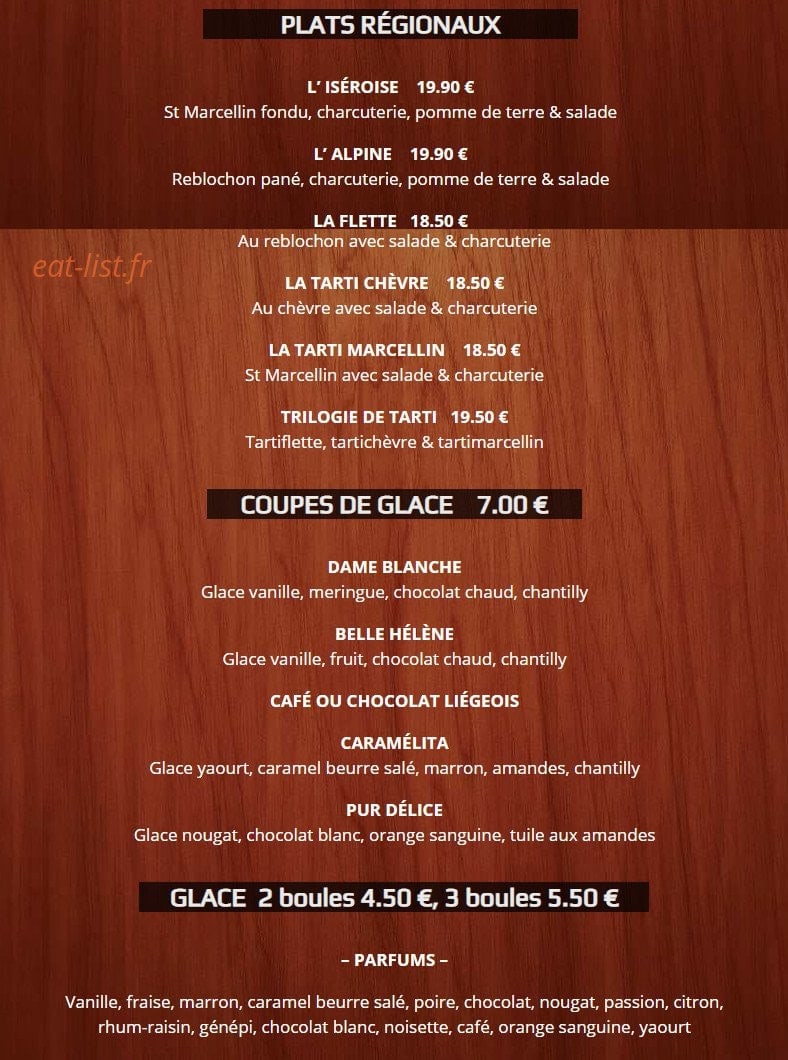 Le Must — carte page 2